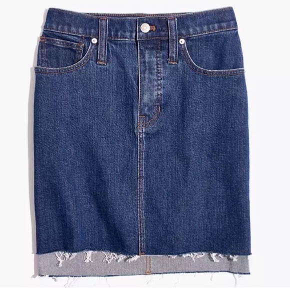 𝅺like new Madewell denim skirt - Picture 5 of 11